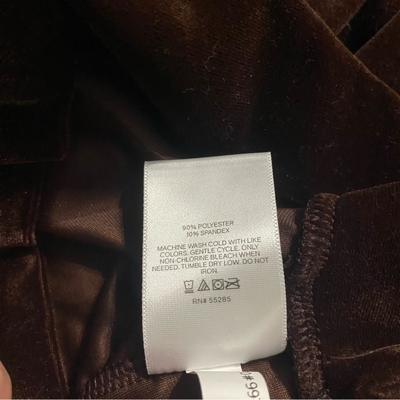 Express Brown Velour Long Sleeve Hoodie Sweatshirt - Picture 5 of 5